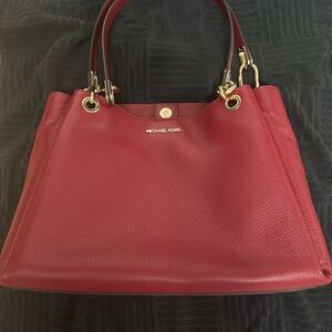 Michael Kors Red Shoulder Bag
